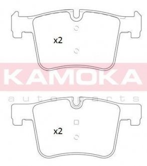 Тормозные колодки дисковые KAMOKA JQ101249 (фото 1)