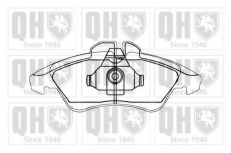 Колодки тормозные к-т HAZELL QUINTON BP867