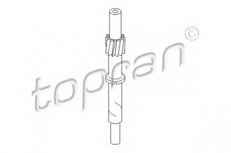 Привід тросу спідометра TOPRAN 107401 (фото 1)