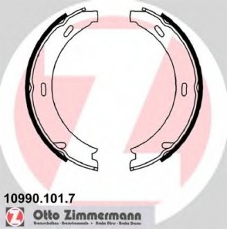Колодки тормозные ZIMMERMANN 109901017
