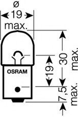Лампа указателя поворота OSRAM 5007ULT