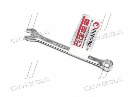 Ключ рожково-накидной 11 мм INTERTOOL HT-1211