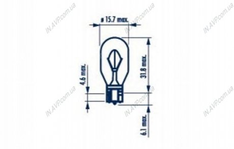Лампа указателя поворота NARVA 17631 (фото 1)