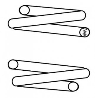 Пружина передня Volvo 850/V70/S70 2.5 97- CS GERMANY 14.871.647 LS GERMANY 14871647