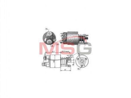 Втягуюче реле стартера ZM ZM5395