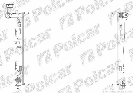 Радиаторы охлаждения POLCAR 4015081 (фото 1)