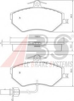 Щетка стеклоочистителя A.B.S. ABS 37160