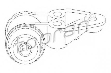 Втулка балки моста TOPRAN 109872