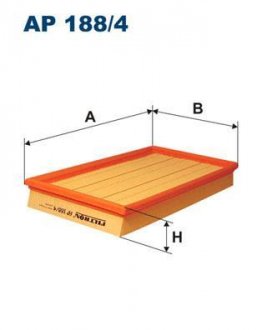 Фильтр воздушный FILTRON WIX FILTERS AP1884