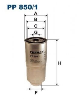 Фильтр топливный FILTRON WIX FILTERS PP8501