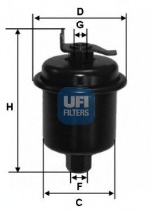 Топливный фильтр UFI Filters 31.621.00 (фото 1)