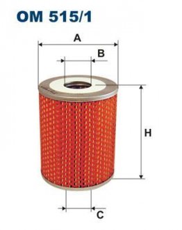 Масляний фільтр FILTRON OM515/1 WIX FILTERS OM5151