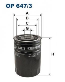 Масляный фильтр FILTRON WIX FILTERS OP6473