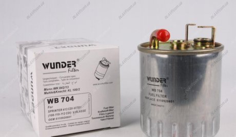 Фильтр топливный WUNDER Filter WB704 (фото 1)