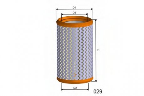 Воздушный фильтр MISFAT R081A (фото 1)