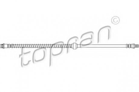 Тормозной шланг TOPRAN 720928 (фото 1)
