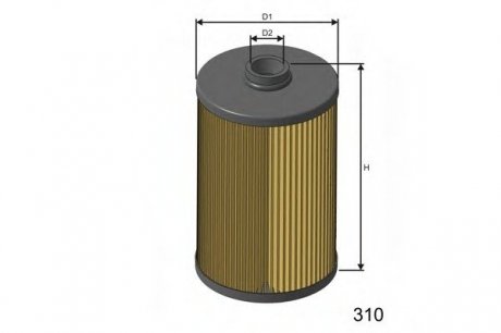 Фильтр топливный MISFAT F645 (фото 1)