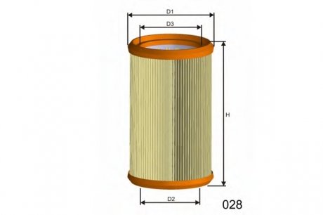 Воздушный фильтр MISFAT R239 (фото 1)