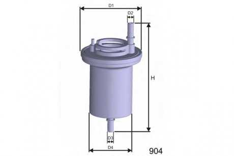 Топливный фильтр MISFAT E100 (фото 1)