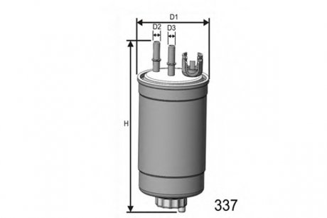 Топливный фильтр MISFAT M249 (фото 1)
