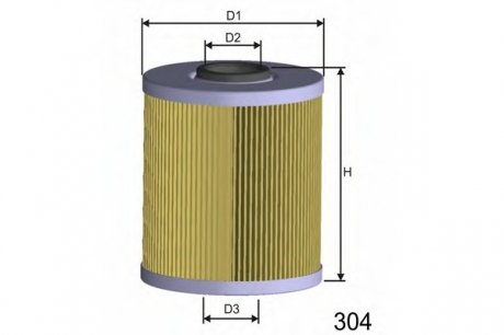 Масляный фильтр MISFAT L587