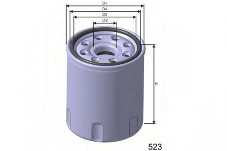 Масляный фильтр MISFAT Z265 (фото 1)