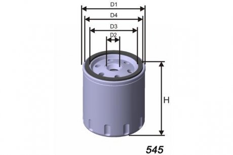 Масляный фильтр MISFAT Z435 (фото 1)