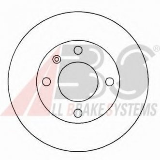 Тормозной диск A.B.S. ABS 15771