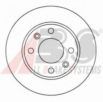 Тормозной диск A.B.S. ABS 15880