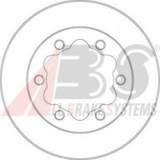 Тормозной диск A.B.S. ABS 16950