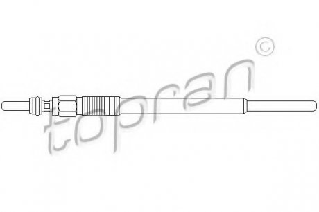 Свеча накала TOPRAN 720476