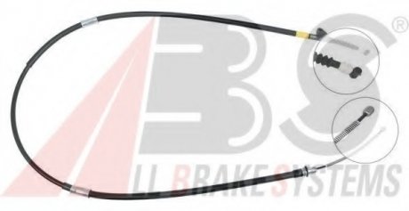 Трос ручного гальма зад. Avensis 98- Л. (Барабан) A.B.S. ABS K15957