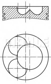 Поршень MAHLE 2274400