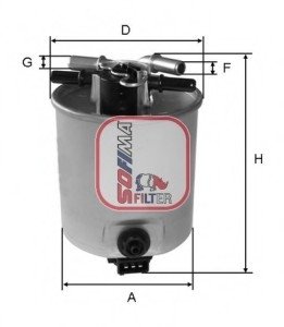 Топливный фильтр SOFIMA S5393GC (фото 1)