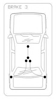 Трос, стояночная тормозная система COFLE 105390