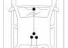 Трос, стояночная тормозная система COFLE 106856 (фото 1)