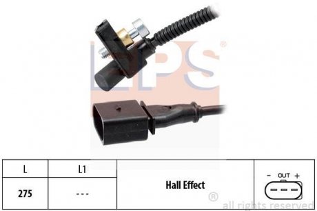 Датчик положення к/вала Audi A3 /Skoda Octavia /VW Golf V, Passat, Touran 1.4TSi-1.6FSi 03- EPS 1.953.448 Facet 1953448