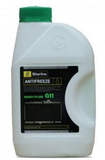 Антифриз / G11 / готовый к применению / -40°С / зеленый / 1л. STARLINE STAR LINE S ANTIFREEZE GREEN 1