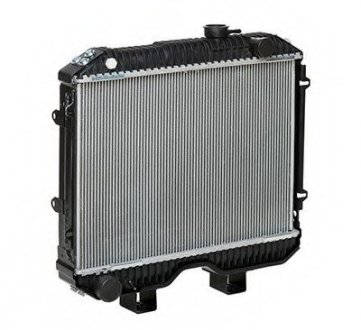 Радиатор охлаждения УАЗ 3160-3163 без кондиционера 2-рядный алюминиевый 3160-1301012П LUZAR LRc 0360b (фото 1)