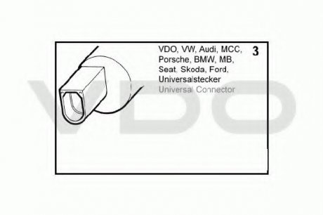 Насос склоомивача AUDI/BMW/MB/SEAT/SKODA/SMART/VW 05- VDO 246-083-002-022Z