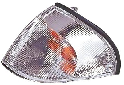 Указатель поворота лев. белый с патроном 9/96- DEPO 218-1516L-AE-C