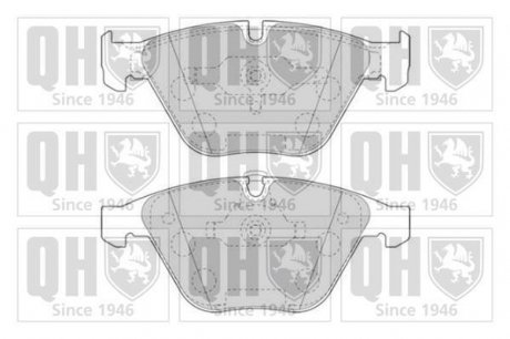 Комплект тормозных колодок, дисковый тормоз HAZELL QUINTON BP1503 (фото 1)