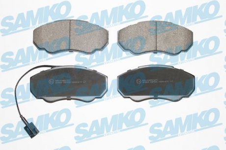 Тормозные колодки перед Ducato 01>/Boxer 02> (1.4t) SAMKO 5SP966 (фото 1)