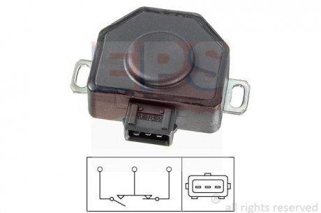 Датчик дроссельной заслонки BMW E30, E28/34, E23/32 EPS Facet 1995078