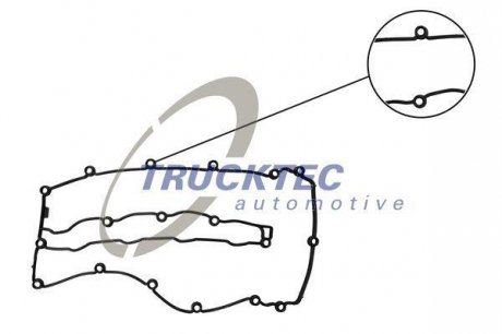 Прокладка, крышка головки цилиндра TRUCKTEC AUTOMOTIVE TRUCKTEC Automotive GmbH 0210146