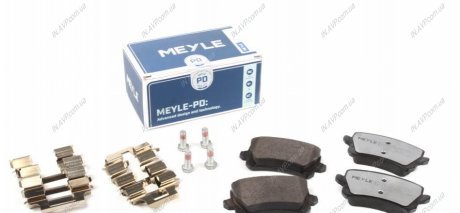 Комплект тормозных колодок, дисковый тормоз MEYLE MEYLE AG 0252448317PD