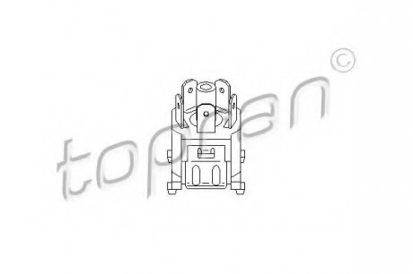 Выключатель вентилятора, отопление / вентиляция TOPRAN 103428 (фото 1)