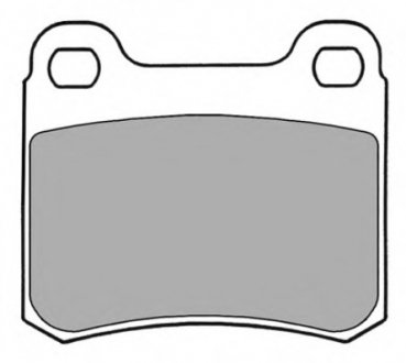 Комплект тормозных колодок, дисковый тормоз FREMAX FBP042501