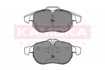Комплект тормозных колодок, дисковый тормоз KAMOKA JQ1013040