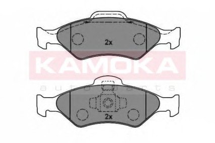 Комплект тормозных колодок, дисковый тормоз KAMOKA JQ1012786